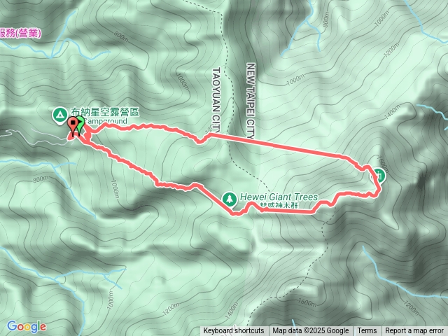 多崖山-北插天山-赫威神木