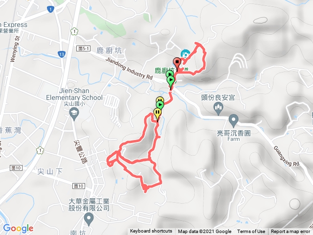 鹿廚坑步道+繞山花步道