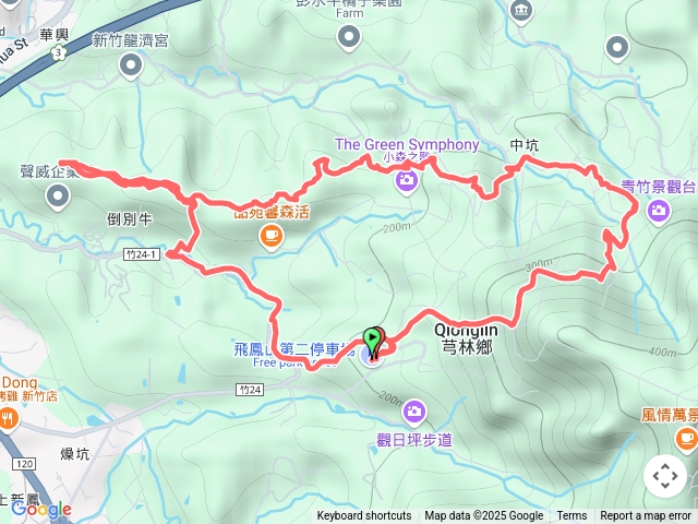 倒別牛山-飛鳳山-小O