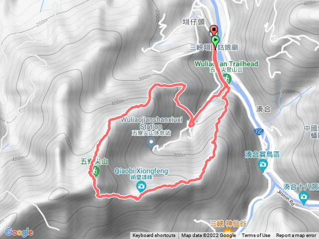 五寮尖登山步道中O