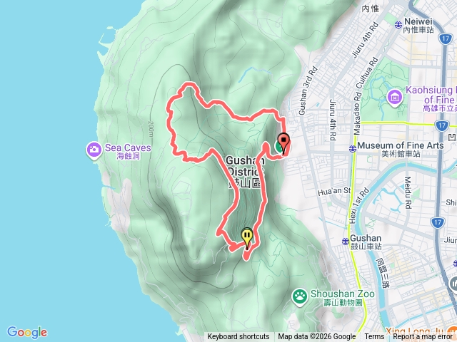 20260211高雄鼓山南北壽山O型縱走（小百岳、泰國谷）