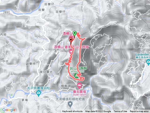 暗影山西北稜上／南稜下