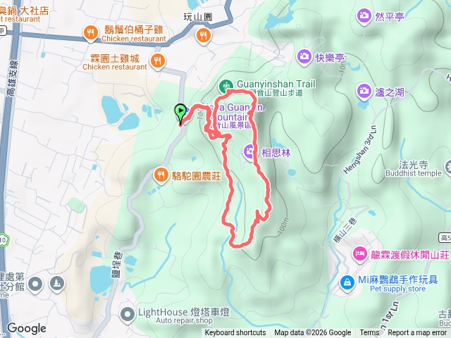 高雄大社觀音山登山步道小百岳三角點標高172公尺預覽圖