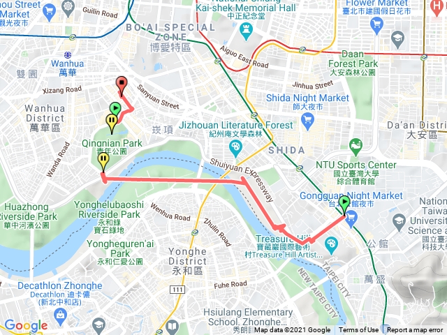 20210228古亭河濱公園到南機場夜市