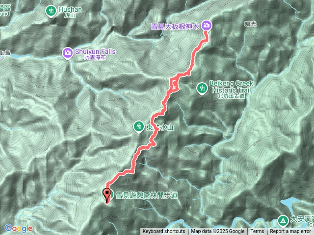 雪見大板根+北坑山