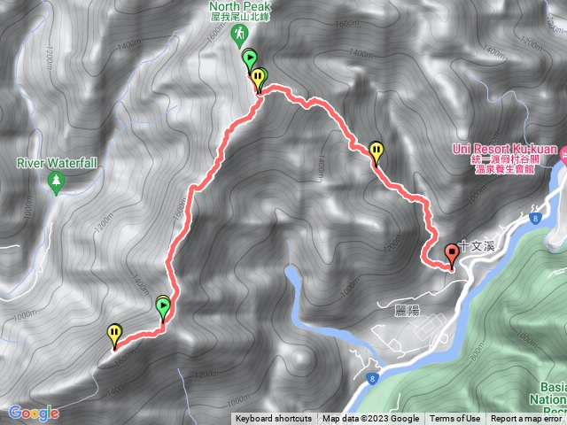 屋東縱走來回（麗陽重裝上）