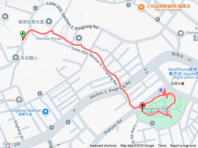 2025臺北健走趣（13）興隆公園20251007-2