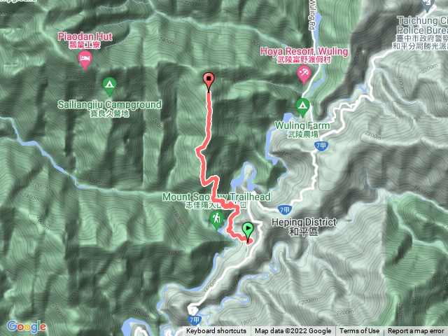 馬武霸山上行(含產道1.6k30分鐘休30)