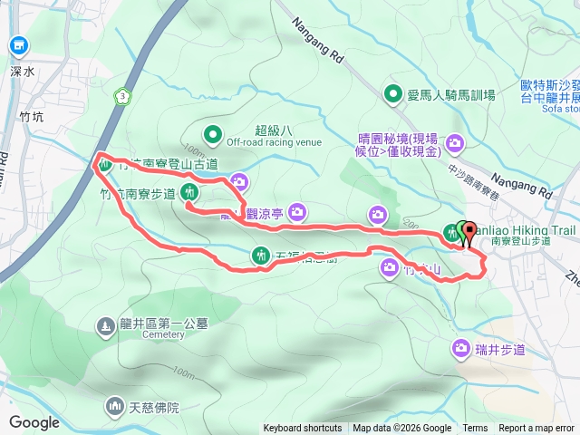 竹坑南寮登山步道瑞井步道O走預覽圖