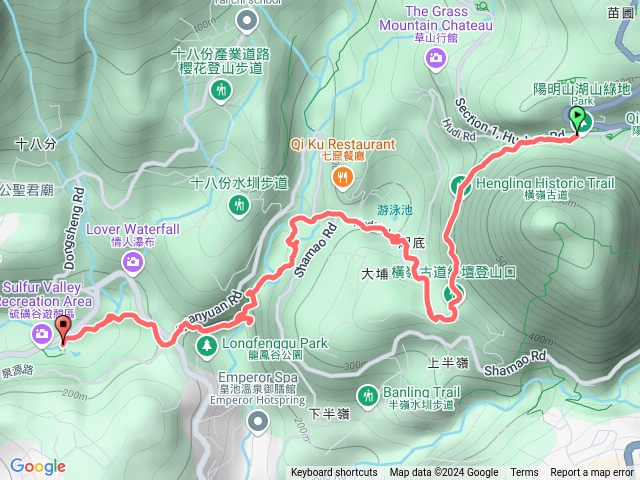 橫嶺古道半嶺古道到硫磺谷