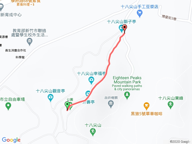 十八尖山 (回程)