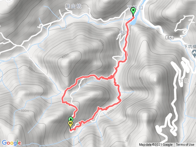 中坑古道，中坑橋O型繞場