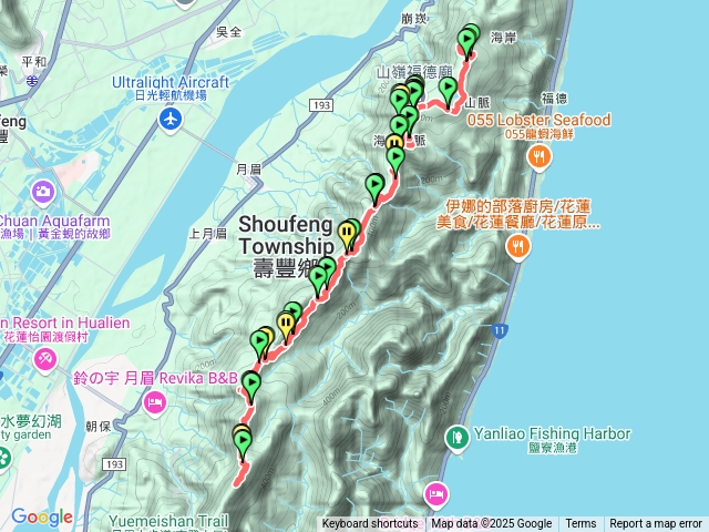 賀田山-北月眉山-月眉山北段