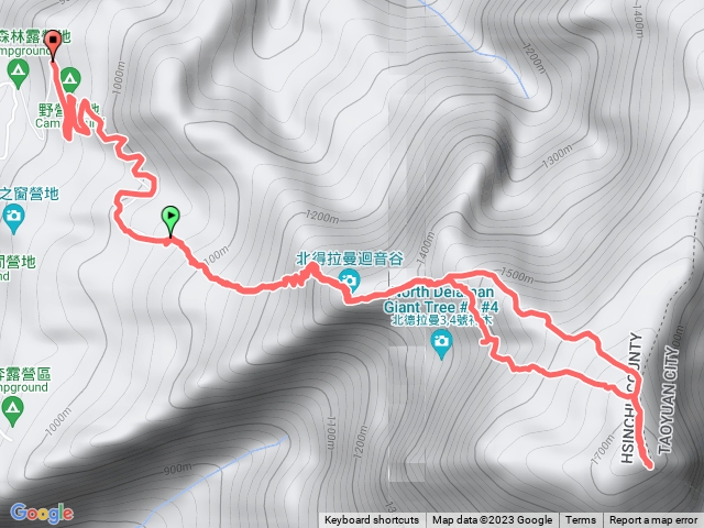 北得拉曼山、內鳥嘴山