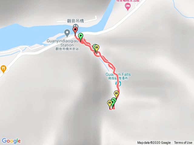 南投觀音瀑布群步道