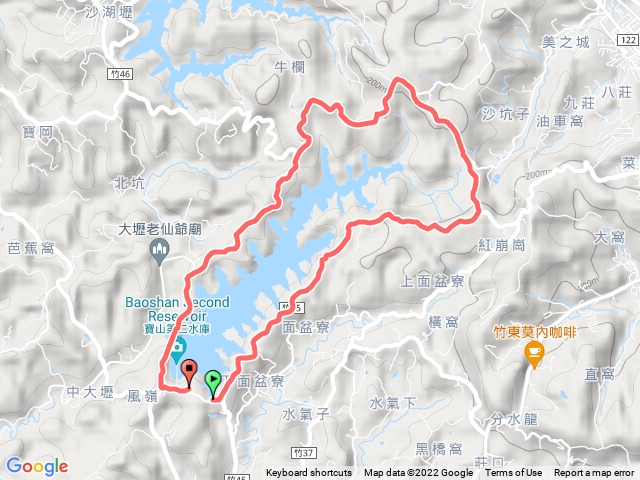 寶山第二水庫逆時針環湖