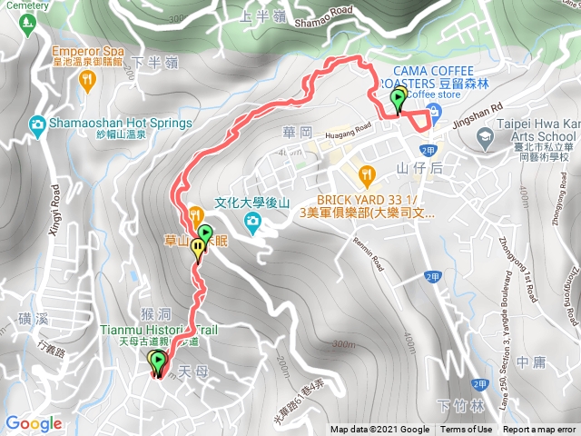 20210401天母古道（水管路）-中山北路_陽明山天主堂_