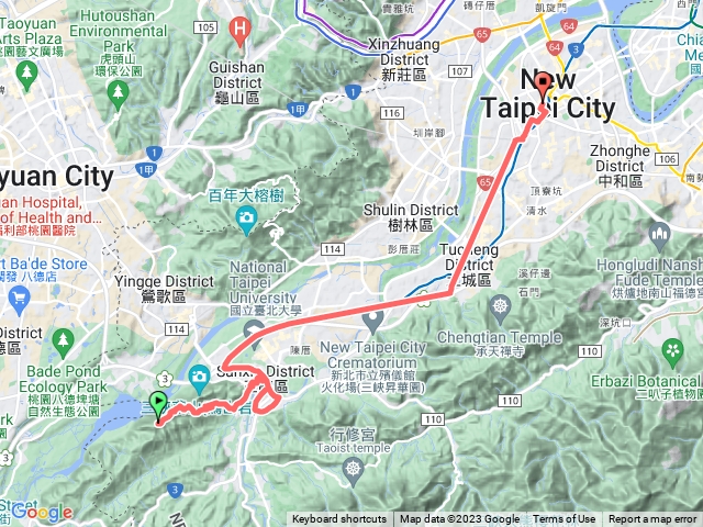 三峽鳶山彩壁，鳶山尾山，三峽老街