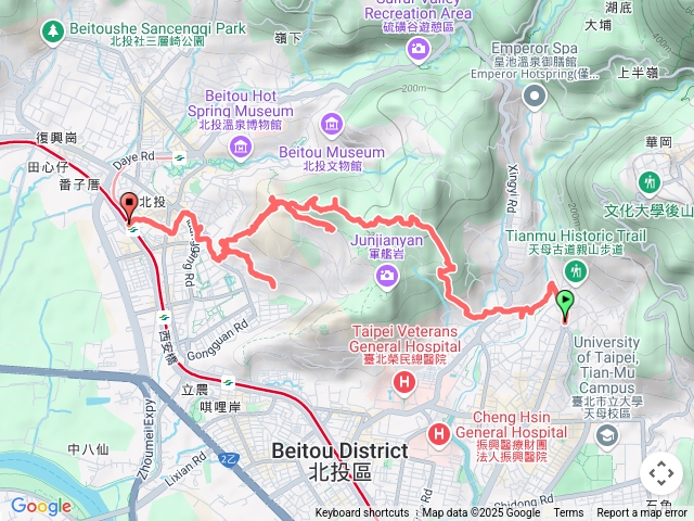 天母-北投連走三岩