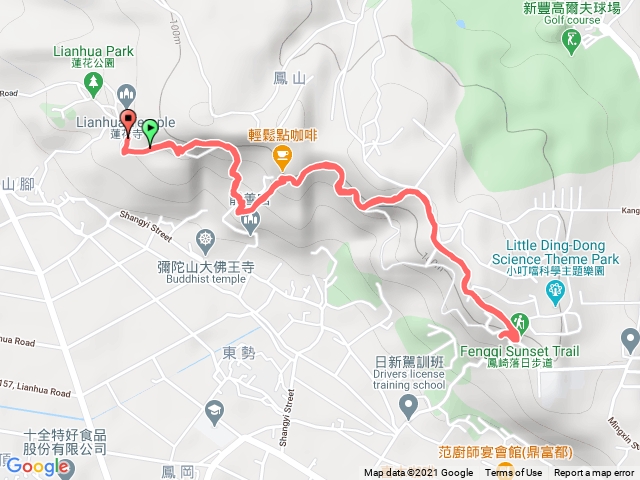 鳳崎步道蓮花寺-天德堂來回