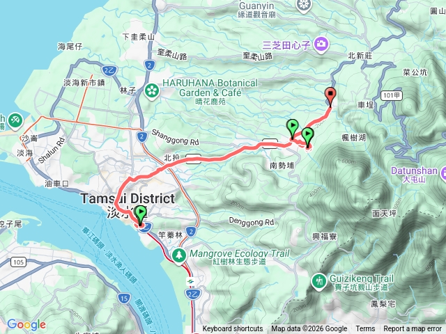 淡水天元宮賞櫻趣