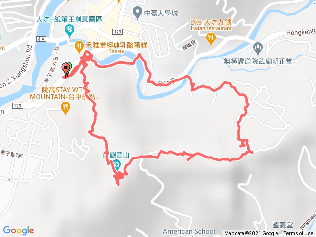 台中大坑南觀音山