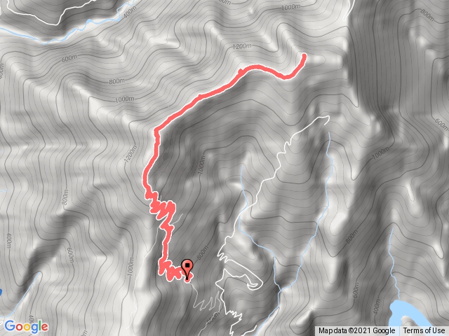 網子山、網子山東北峰、鳴海下山、鳴海山