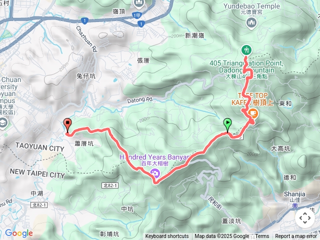 福源山到大凍山