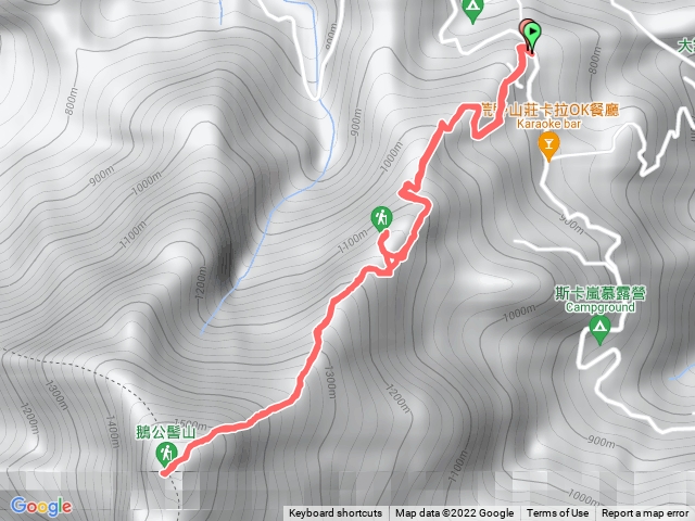 20221113 新竹 鵝公髻山 鵝公髻山東北峰 第一登山口來回