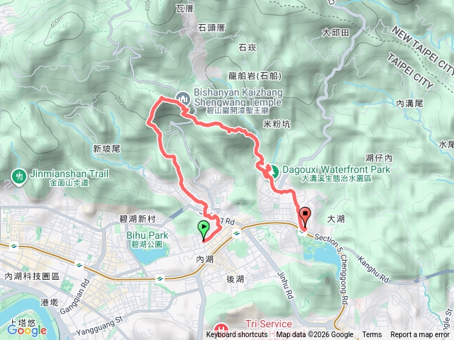 忠勇山，鯉魚山，大溝溪山。 2026-01-29預覽圖