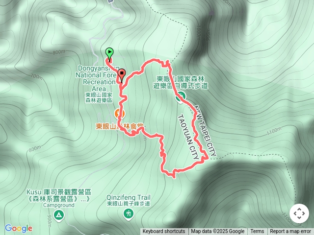 東眼山自導步道上