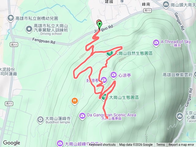 大崗山自然生態園區o繞預覽圖