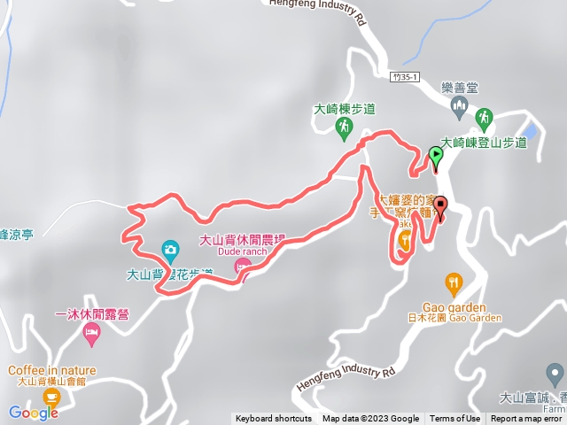 大山背櫻花步道