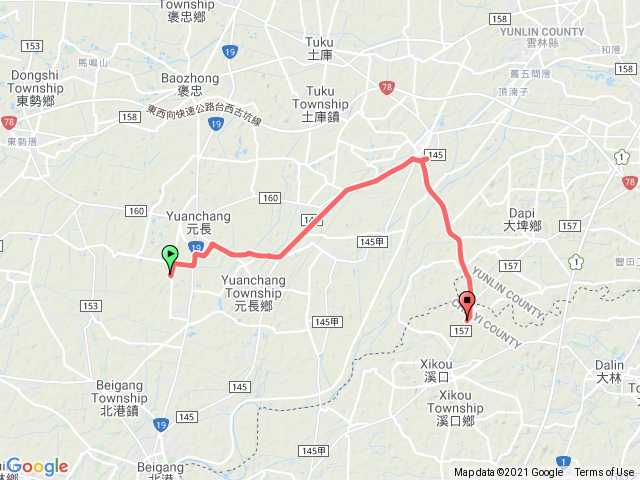 元長~土庫~溪口