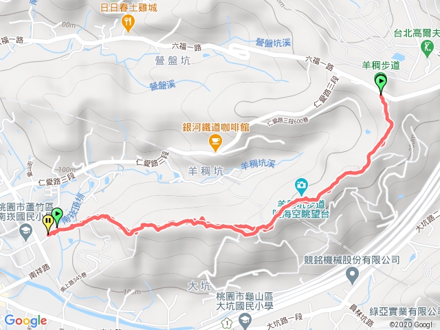 羊稠山步道來回