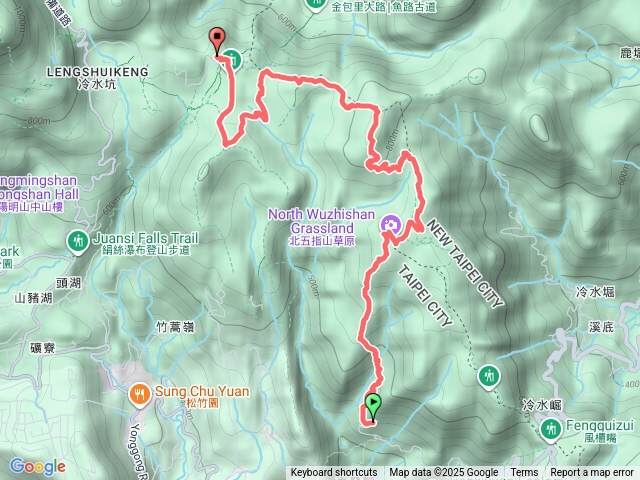 荷蘭古道上擎天崗