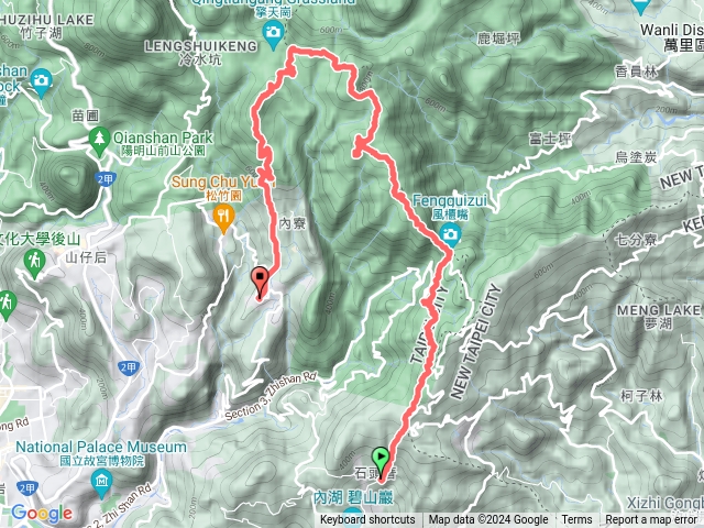 五指山古道-雙溪溝古道-雙溪溝前峰(梅花山北峰)-北五指山草原(北頂山-北五指山-高頂山)-擎天崗草原-竹篙山-平菁預覽圖