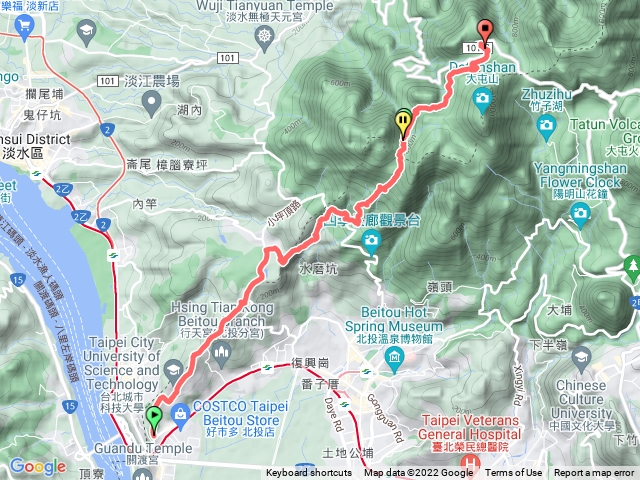 臺北大縱走第一段：關渡至二子坪｜撰風旅食