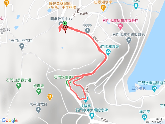 石門水庫賞楓步道