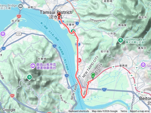 関渡到淡水步行預覽圖
