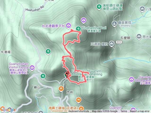 觀音山8字走預覽圖