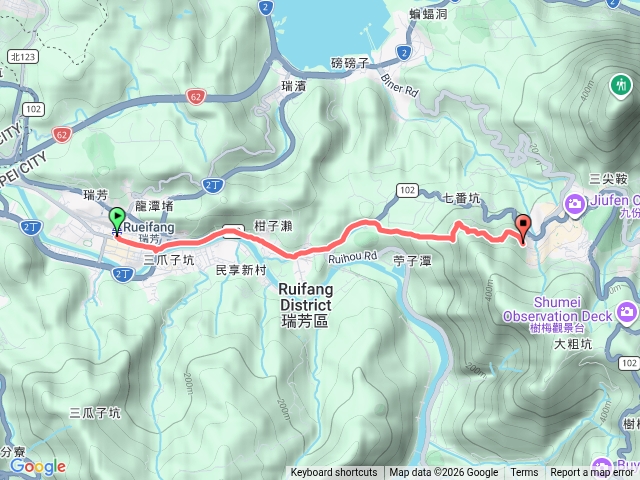 瑞芳車站到九份預覽圖