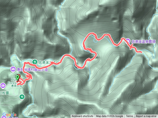 北港溪峽谷步道