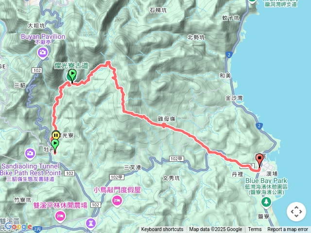 淡蘭北路第二段 牡丹車站-燦光寮古道-楊延理古道-澳底預覽圖