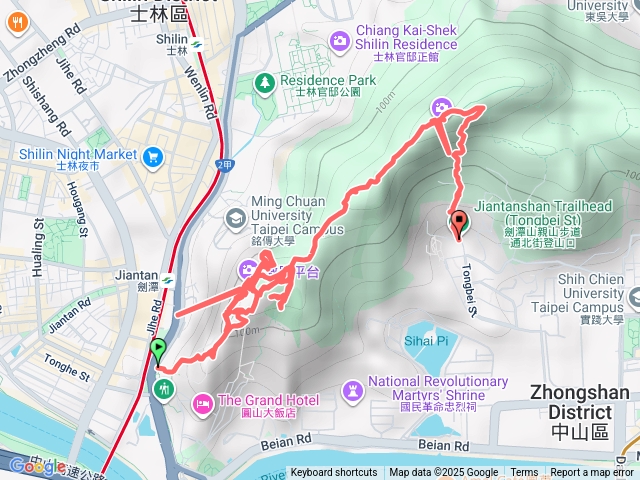劍潭登山口-通北街165巷
