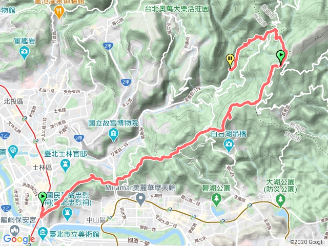 劍潭捷運站～聖人橋