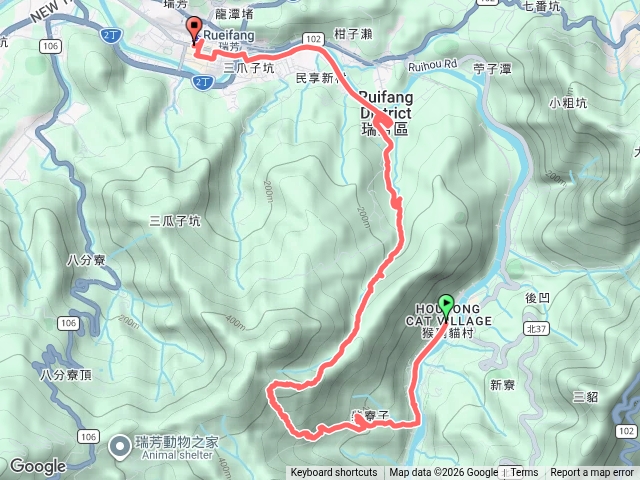 猴硐柴寮古道、瑞三煤礦天車間、周家古厝、蛇子形古道、瑞芳運動公園預覽圖