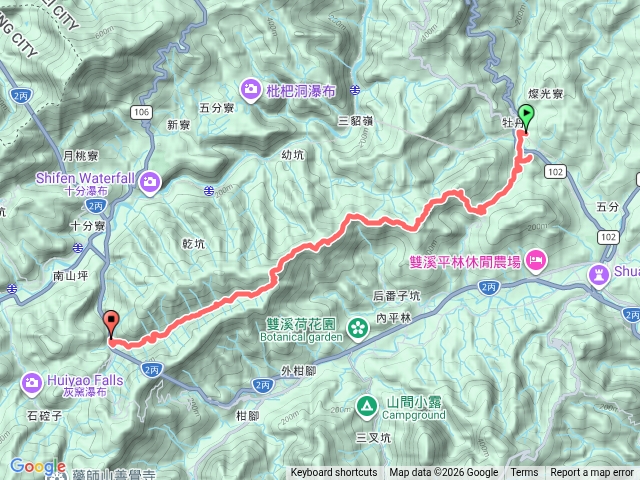 20260323雙十縱走中段-牡丹-牡丹驛山-新路尾山-大平林山-內平林山-平湖步道-平湖里站