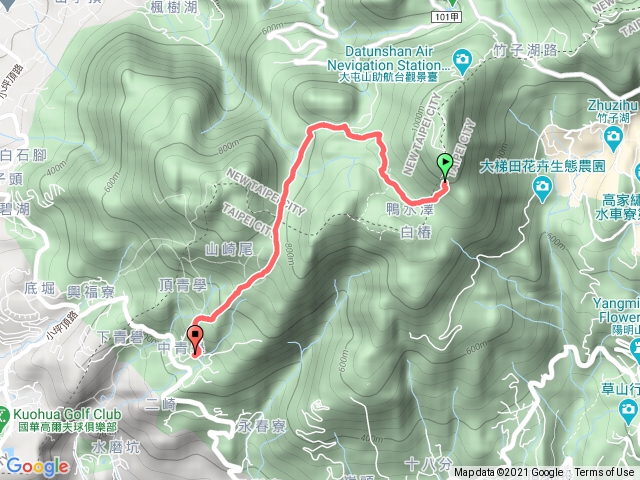 大屯山主峰-清天宮登山口