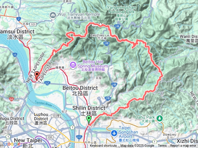 陽明山15連峰 (劍潭-關渡)預覽圖